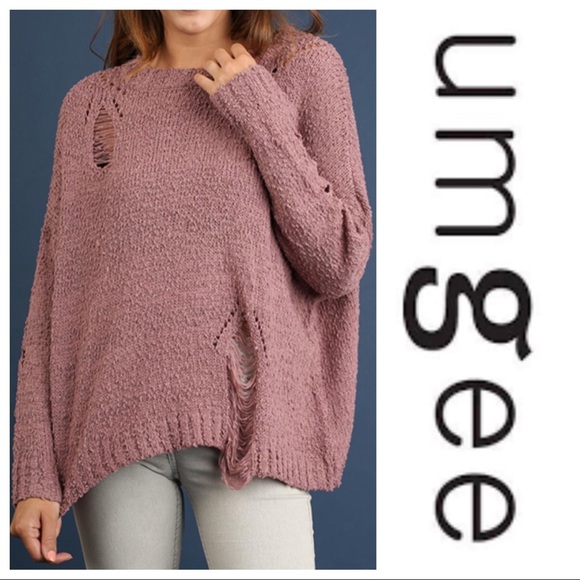 Umgee Sweaters - Umgee Soft Distressed Sweater
